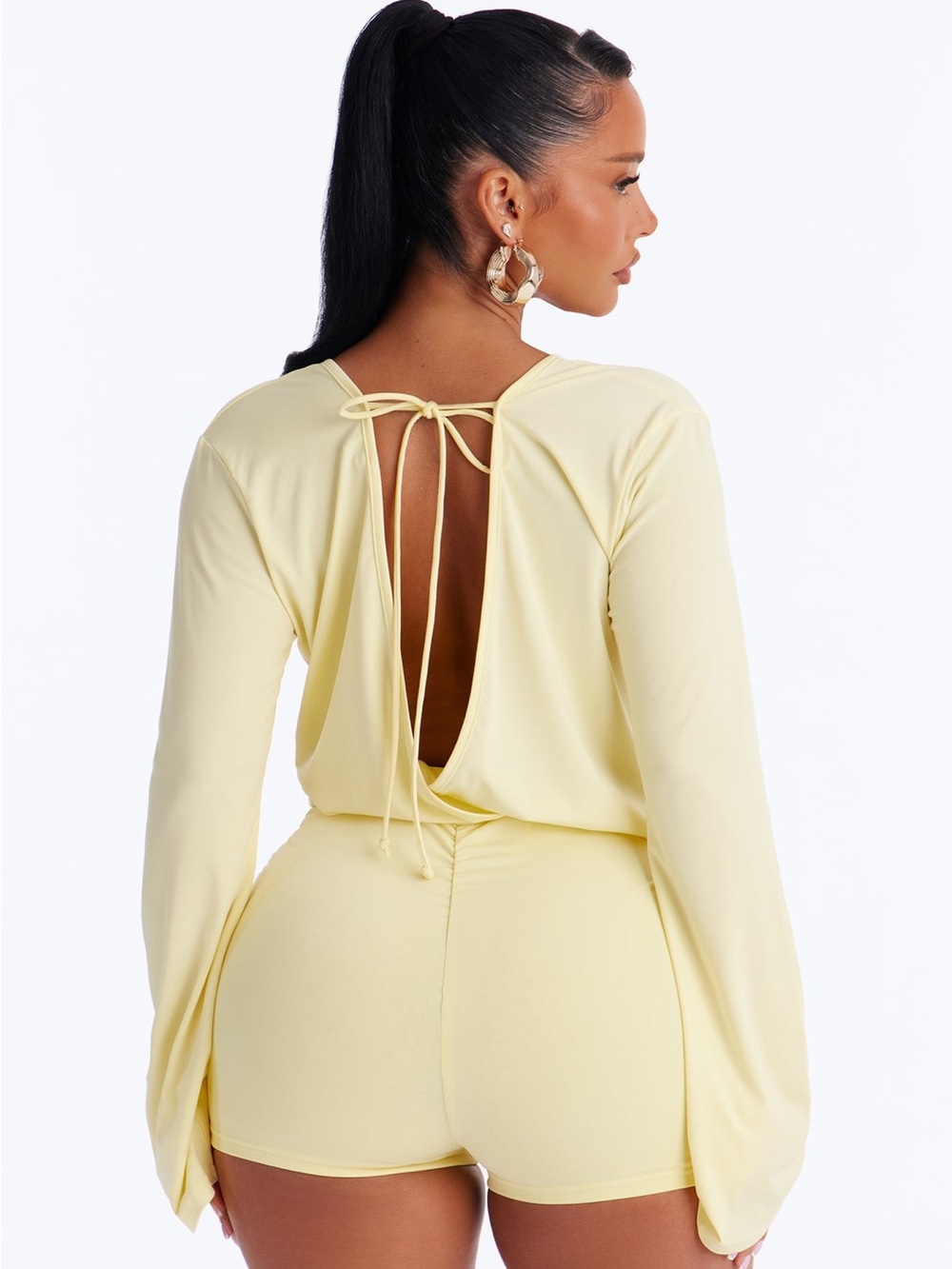Nora Micro Short Romper - Picture 3 of 3